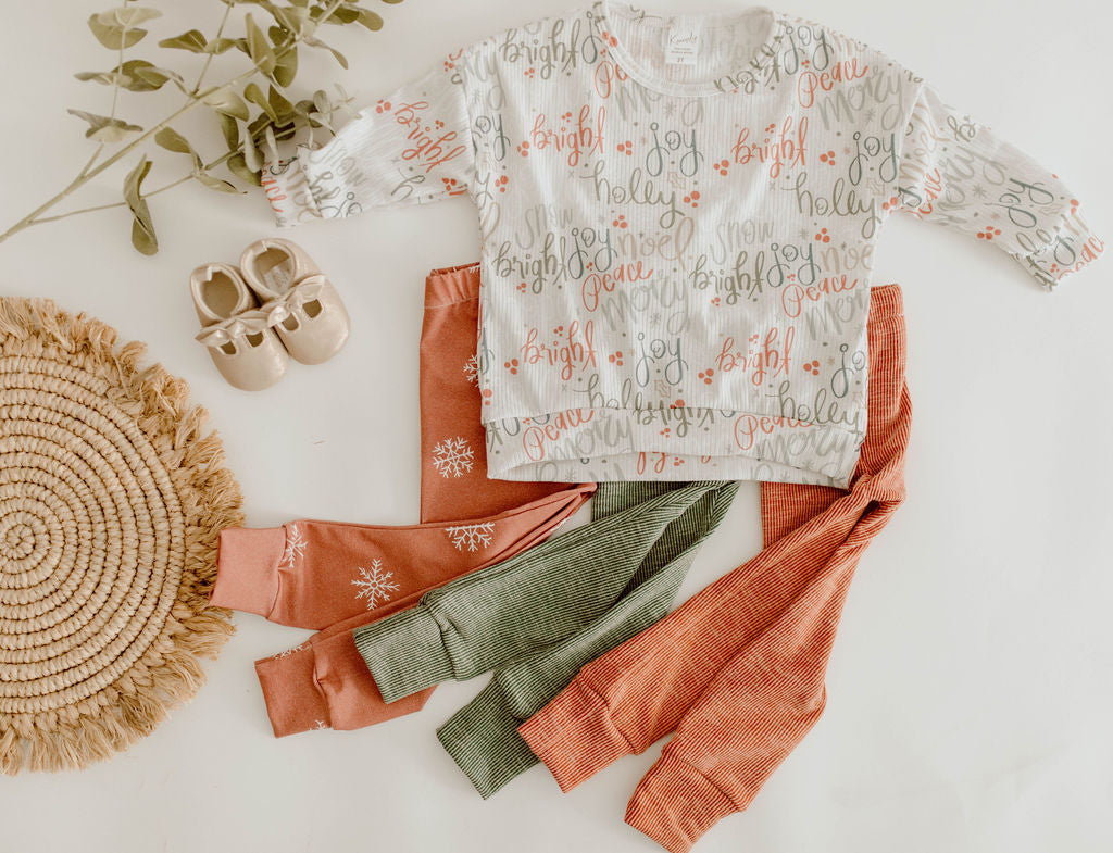 HOLLY OR EVERGREEN Cozy Rib Lounge Set