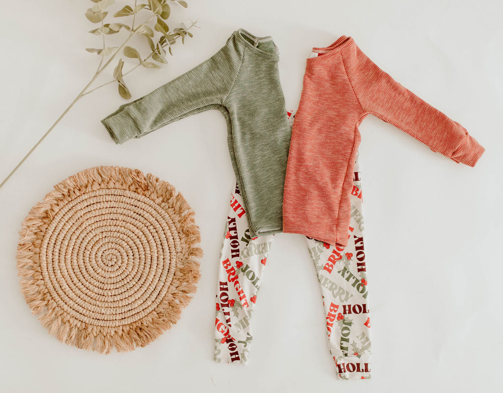 HOLLY OR EVERGREEN Cozy Rib Lounge Set