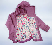 Load image into Gallery viewer, Mauve Floral Bow Jacket
