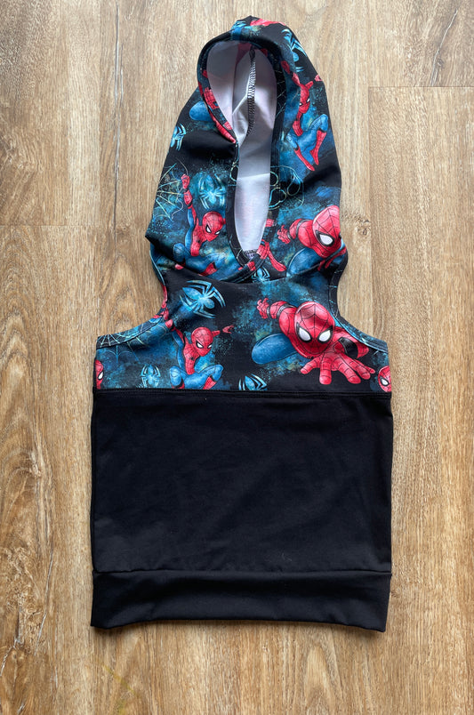 Spider man hooded tank