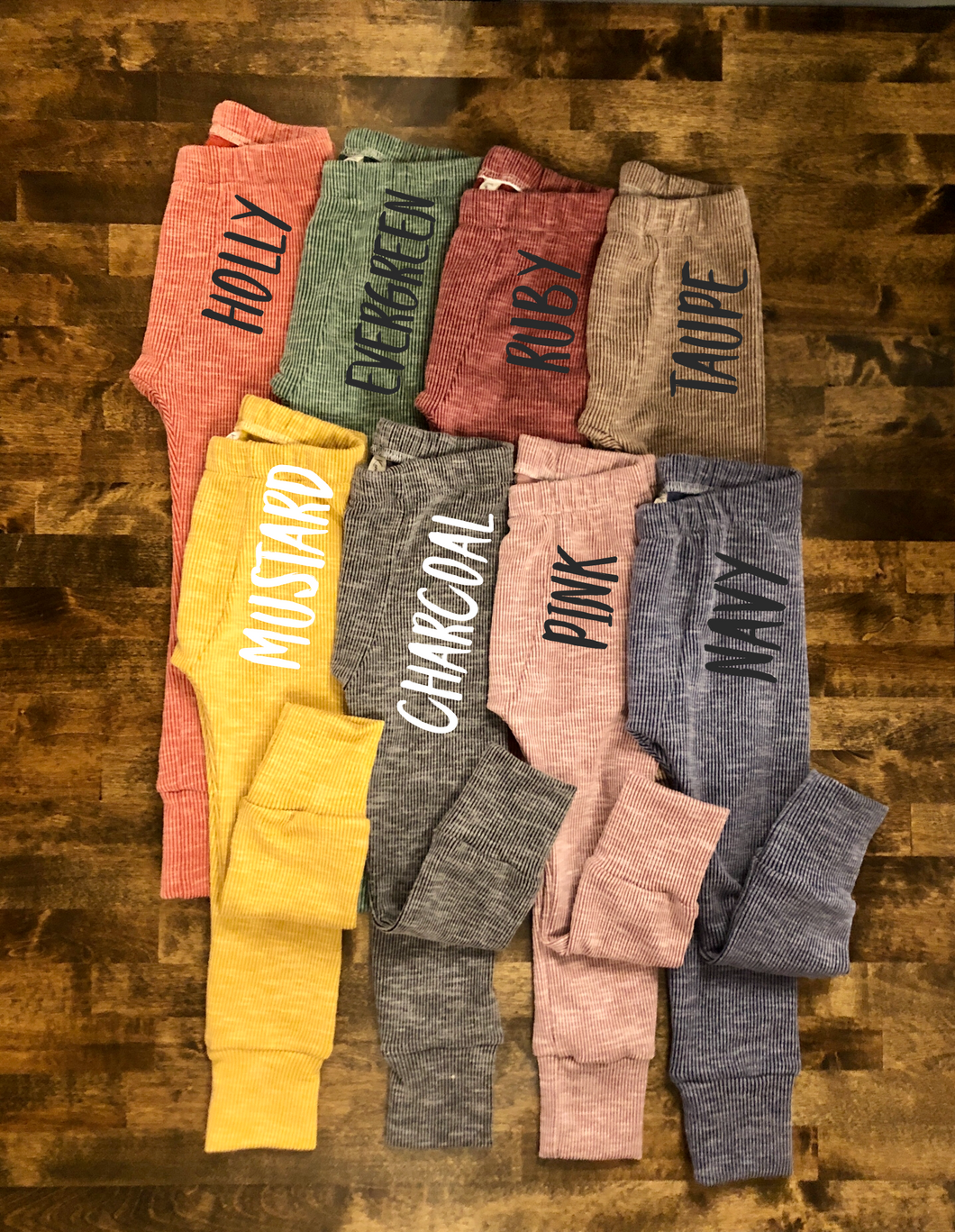 MUSTARD OR CHARCOAL Cozy Rib Lounge Set