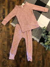 Load image into Gallery viewer, PINK OR NAVY Cozy Rib Lounge Set
