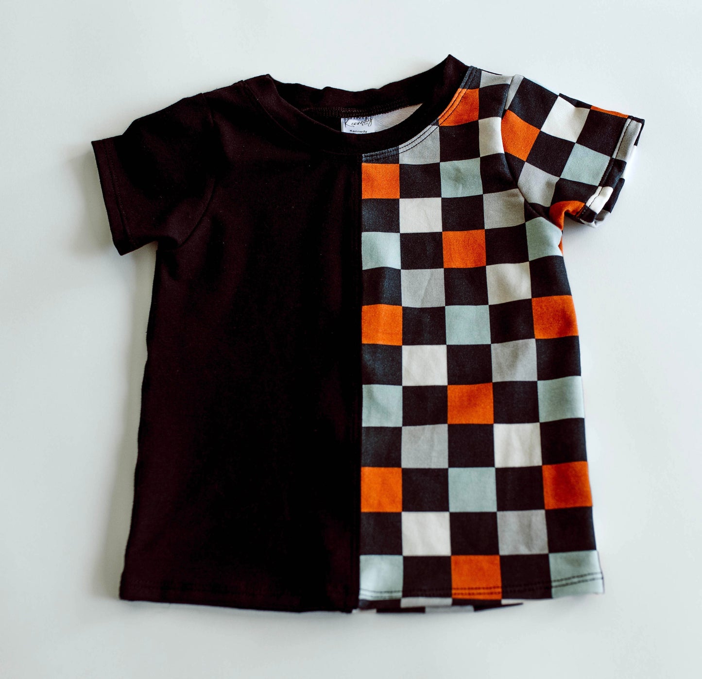 Checked Tee