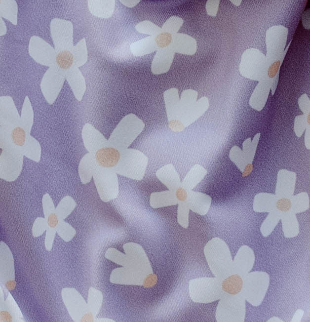 Lavender Daisy One-Piece Swimsuit